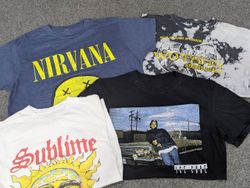 CRZ2122 Music Print T-Shirts