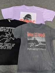 CRZ2123 Music Print T-Shirts