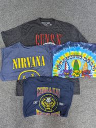 CRZ2124 Music Print T-Shirts