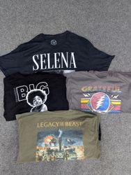 ZV2125 Music Print T-Shirts