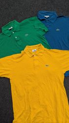 Lacoste 3 Button Polo Shirts