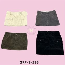 Women’s Corduroy Skirt – Casual & Stylish Fit (GRF..