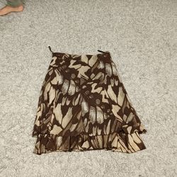 Y2K POLY SKIRTS (BROWN) - BUNDLE 08