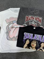 CRZ2136 Music Print T-Shirts