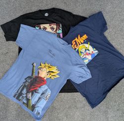 CRZ2137 Japanese Anime Print T-Shirts