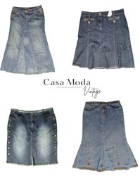 2803-3 Denim Maxi & Midi Skirts 8Pcs