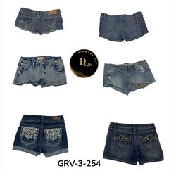 Vintage Denim Mini Shorts – Y2K Aesthetic Summer E..