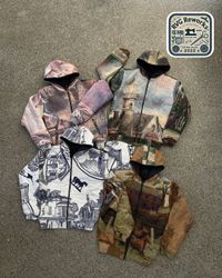 Upcycled Tapestry Hooded Jacket