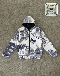 Upcycled Tapestry Hooded Jacket