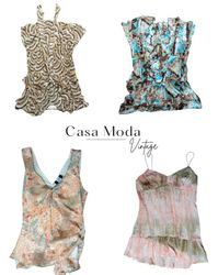 2803-11 Y2k Sexy Camisole Tops 9 Stück