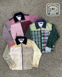 Upcycled RL Harrington Patchwork Jacket