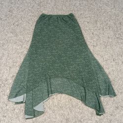 Y2K POLY SKIRTS (GREEN) - BUNDLE 22