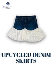 UPCYCLED Denim Skirts - EVR0281