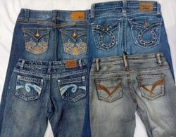 CR7126 Y2K Flare Jeans