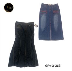 Classic Denim Mini Skirt – Vintage & Versatile (GR..