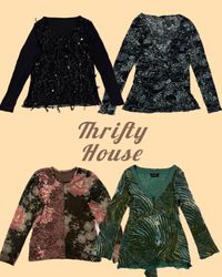 Y2k Full Sleeves Mesh Tops(TH/308)