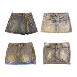 Y2K Denim Mini Skirts RW-1722