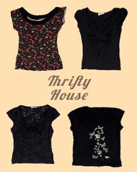 Main Character in Black Y2k Tops(TH/311)