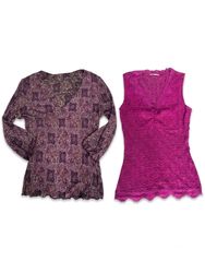 (FV-1030) Abstract Print Sleeveless Top – Indie Ae..