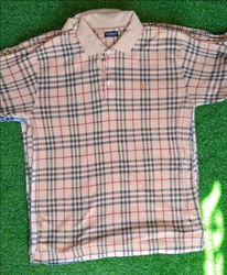 Burberry Polo Shirts Check Pattern