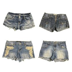 Y2K Unique Denim Sexy Shorts (TVL-404)