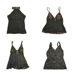 Y2K Grunge Girl Cami Tops (TVL-405)
