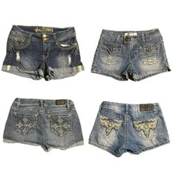 Y2K Unique Denim Sexy Shorts (TVL-409)