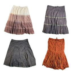 Jupe en coton Y2K Earthy Tone Vibe (TVl-412)