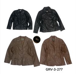 Genuine Leather Jacket – Timeless Y2K Vintage Look..