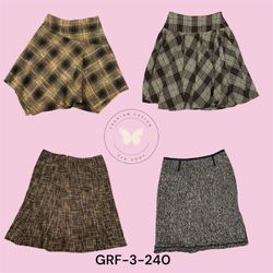 Women’s Premium Wool A-Line Skirt – Winter Classic..