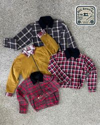 Upcycled Plaid Zip Shacket