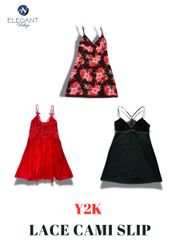 Y2K Lace Cami Tops - EV2244