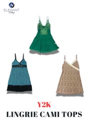 Y2K Lingrie Cami Tops - EV2245