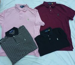 CR7141 Vintage Polo Collar T-Shirts