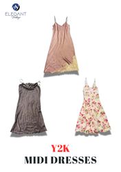 Y2K Midi Dresses - EV2259