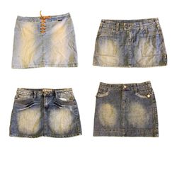Y2K Denim Mini Skirts RW-1730