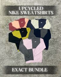 Upcycled Nike Check Sweatshirts