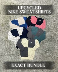 Upcycled Nike Check Sweatshirts