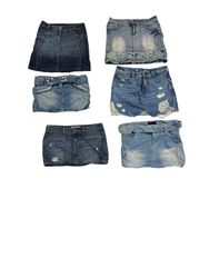 Y2K Denim Mix skirt