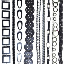 Y2K Black Chain Belts