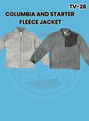 Columbia and starter fleece Jacket Tv-28