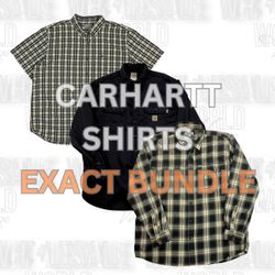 CARHARTT SHIRTS EXACT BUNDLE - GRADE AB ..