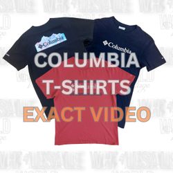 COLUMBIA T-SHIRTS EXACT BUNDLE - GRADE A - 50PC #1