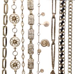 Y2K Golden Chain Belts