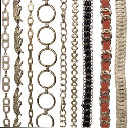 Y2K Golden Chain Belts