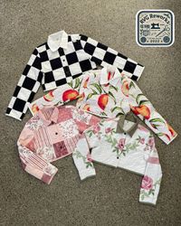 Upcycled Quilted Cropped Jacket