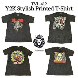 Y2K Stylish Printed T-Shirt (TVL-419)
