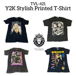 Y2K Stylish Printed T-shirt (TVL-421)
