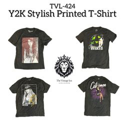 Camiseta Estampada com Marca Mix (TVL-424)