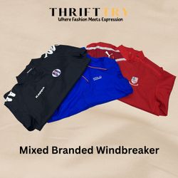 Mixed Branded windbreaker